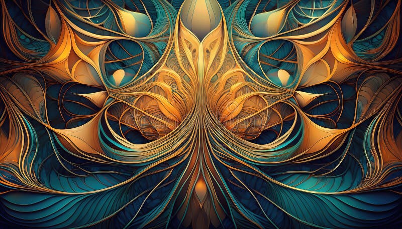 Dynamic Abstract Network A Mesmerizing Dance of Lines and Shapes in a Vibrant, Intricate Artistic Mosaic, Eliciting Sensations of vector illustration