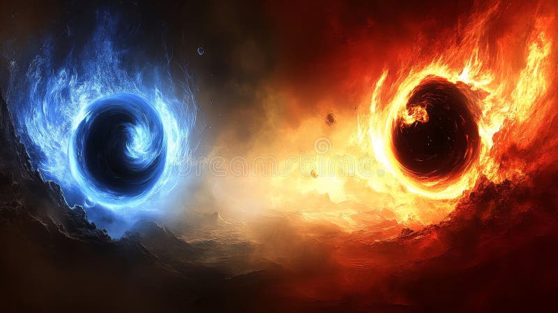 Dynamic abstract representations of moving particle streams showcase vibrant interactions of light and color, conveying stock image