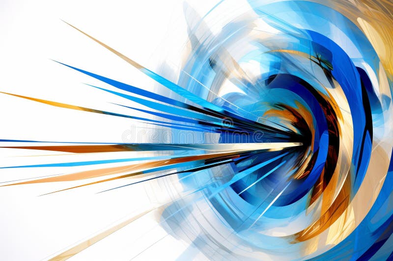 Dynamic Arrows Strike Bullseye in Abstract Illustration vector illustration