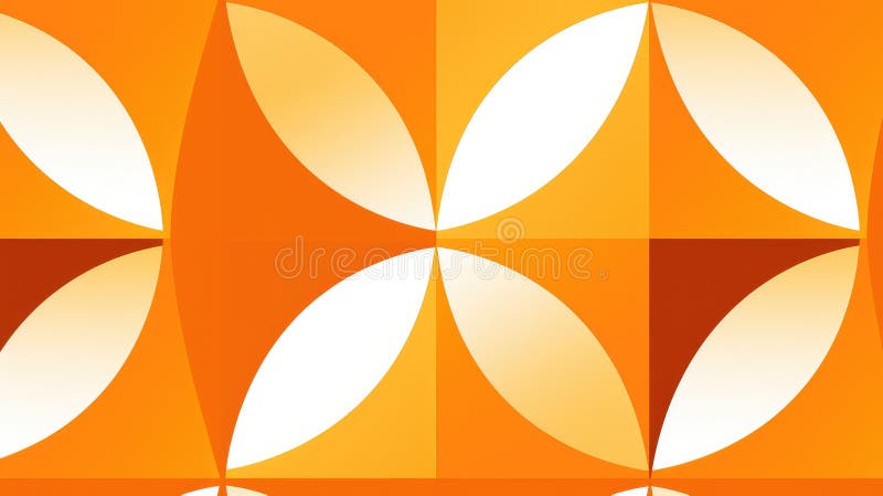 Dynamic background design orange stock illustration
