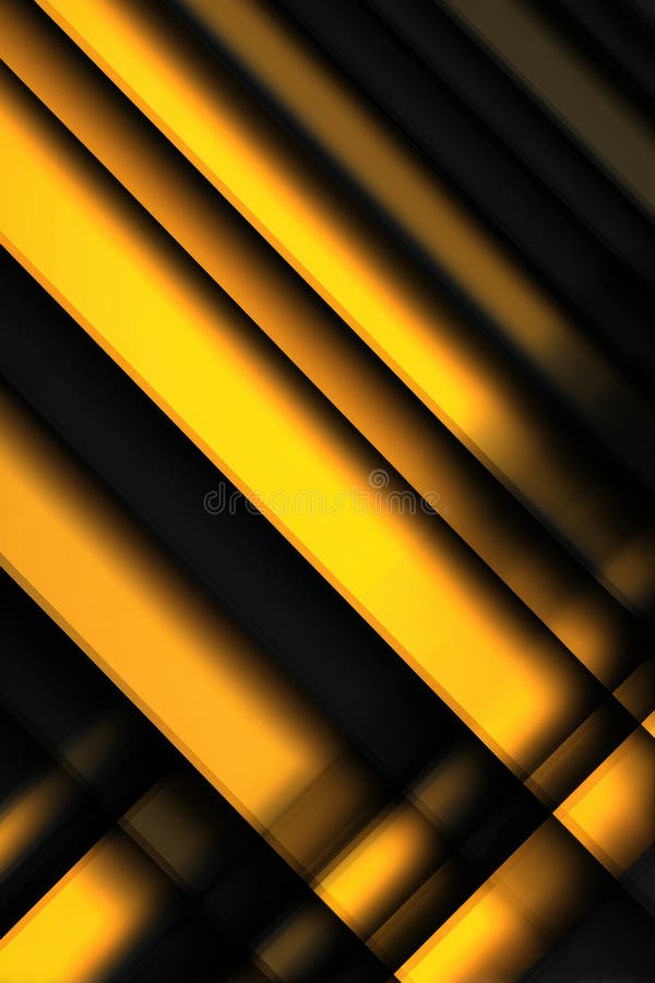 Dynamic Background with Diagonal Yellow Stripes and Geometric Overlays stock illustration