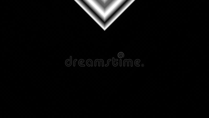 Dynamic black and white transition vertical animation with V shapes covering the screen and then inverting to reveal a stock illustration Dynamic black and white transition vertical animation with V shapes covering the screen and then inverting to reveal a stock illustration
