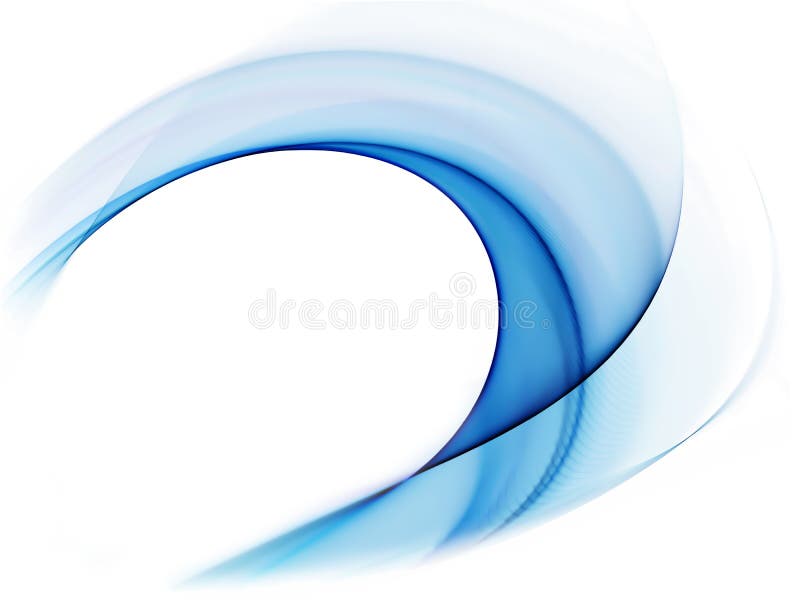 Dynamic blue wavy motion vector illustration