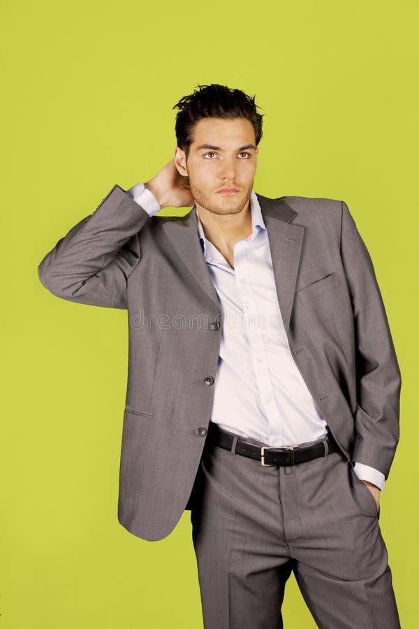 Dynamic business man