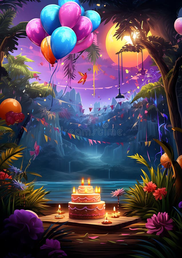 Dynamic card artwork royalty free illustration