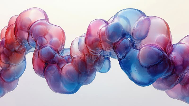 Dynamic Colorful Abstract Bubbles in Fluid and Light Patterns royalty free stock images