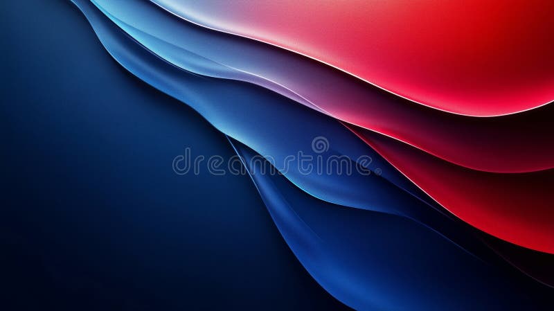 Dynamic Colorful Waves in Smooth Gradients for Modern Design royalty free stock images