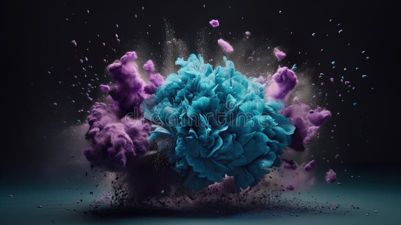 A dynamic 3D design explodes with color and vibrancy vector illustration