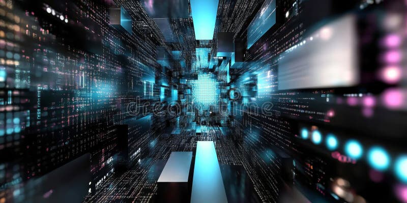 A dynamic digital background designed specifically for applications in technology and science royalty free stock photos