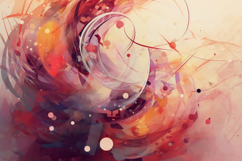Dynamic Elegant Colorful Background Composition royalty free illustration
