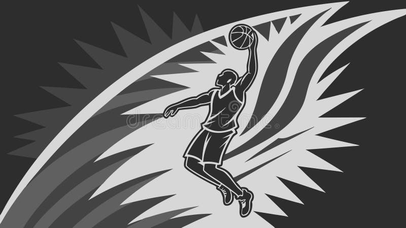 Dynamic figure in motion illustration, representing action, energy, and sports vector design Generative AI royalty free illustration