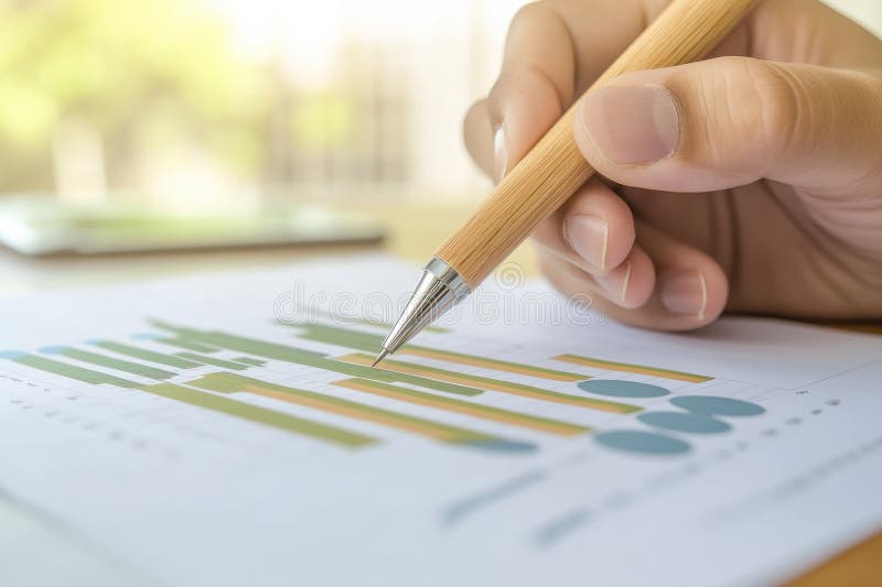 Dynamic Financial Risk Management Team Working on Data Analysis stock image