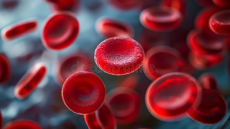 Dynamic and Interactive Visualization of Red Blood Cells in Continuous Motion for InDepth Comprehensive Analysis and royalty free stock images