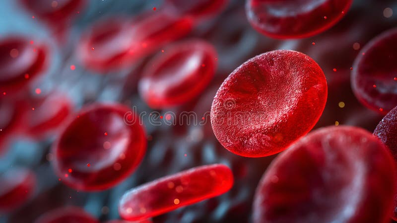Dynamic and Interactive Visualization of Red Blood Cells in Continuous Motion for InDepth Comprehensive Analysis and stock images