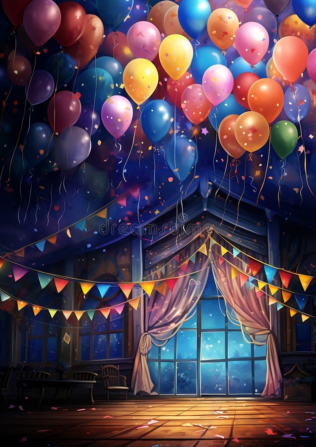 Dynamic invitation backdrops royalty free illustration