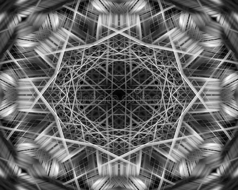 Dynamic light beams pattern vector illustration