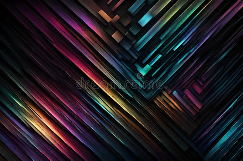 A dynamic mixture of RGB colors spiraling and intertwining over a dark background. Abstract art showcasing a vivid display of vector illustration