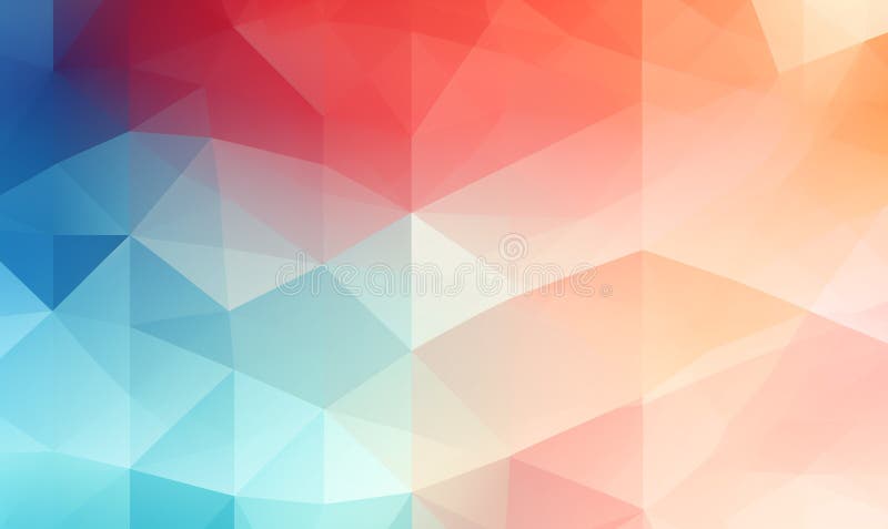 Mosaic line geometry abstract subtle background illustration, colorful stock illustration