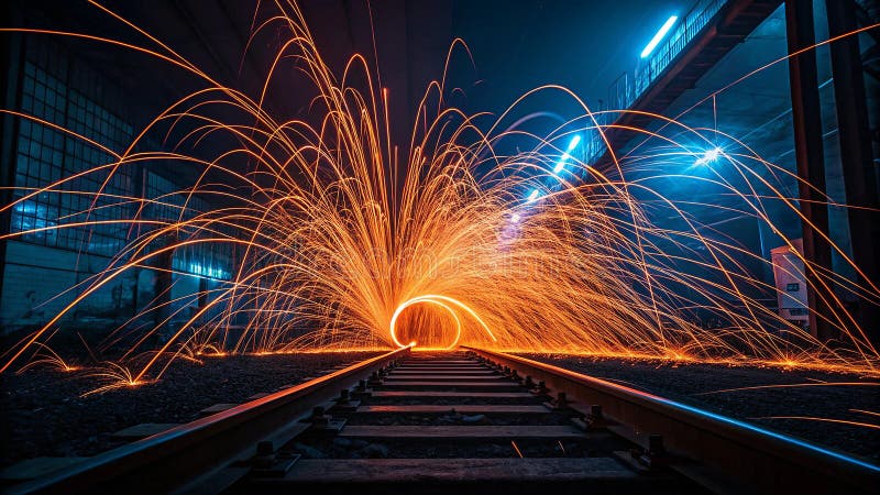 Abandoned Railway Tunnel royalty free illustration