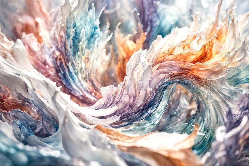 Watercolor abstract composition dynamic movement trend three-dimensionality, concept graphic resources. Watercolor abstract composition dynamic movement trend three-dimensionality, concept graphic resources.