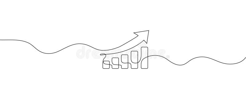 Dynamic continuous line drawing of a growing graph, depicting success and growth in business. This line art business chart icon is perfect for illustrating financial concepts, investment strategies, and market analysis. Abstract background adds a modern touch to presentations and reports. Dynamic continuous line drawing of a growing graph, depicting success and growth in business. This line art business chart icon is perfect for illustrating financial concepts, investment strategies, and market analysis. Abstract background adds a modern touch to presentations and reports.