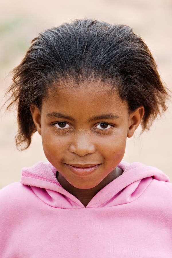 Deprived African children, village near Kalahari desert, people diversity series. Deprived African children, village near Kalahari desert, people diversity series