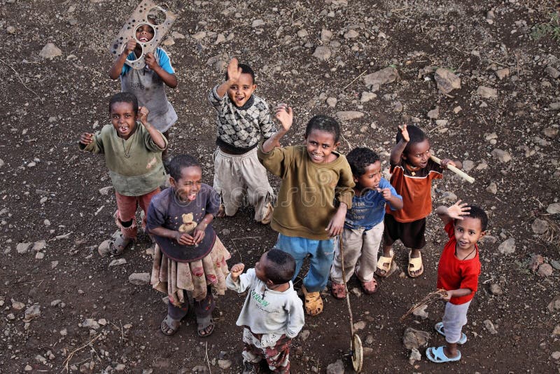 Dzieci Ethiopia ubóstwo