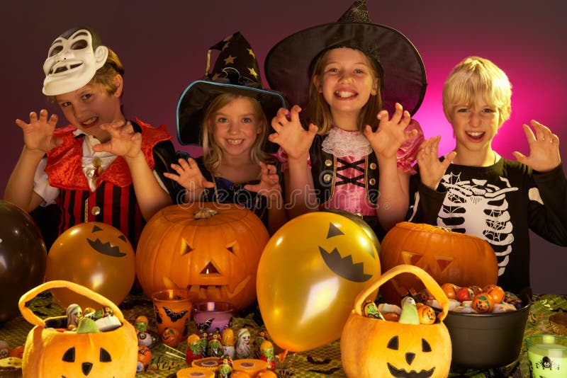 Dzieci Halloween przyjęcie