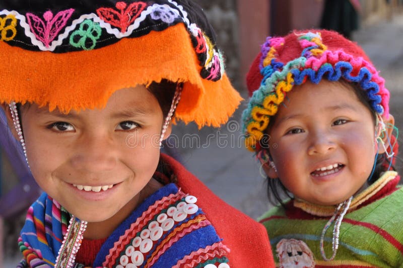 Dzieci Peru obraz stock