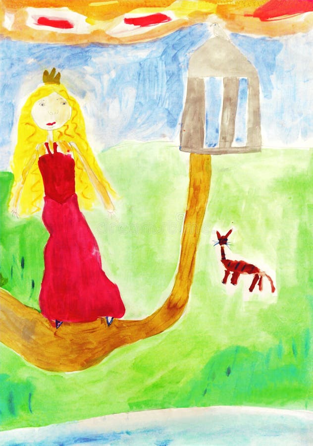 Download Dzieciak Rysunkowa Czarodziejska Bajka S Ilustracji - Ilustracja złożonej z tło, kardamon: 13328028