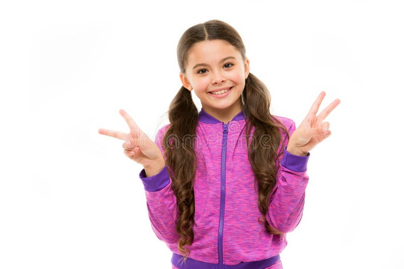 Dzieciaka sportswear i moda mały dziewczyny dziecko Fryzjer dla dzieciaków Children dzień Portret szczęśliwy małe dziecko fotografia stock Dzieciaka sportswear i moda mały dziewczyny dziecko Fryzjer dla dzieciaków Children dzień Portret szczęśliwy małe dziecko fotografia stock