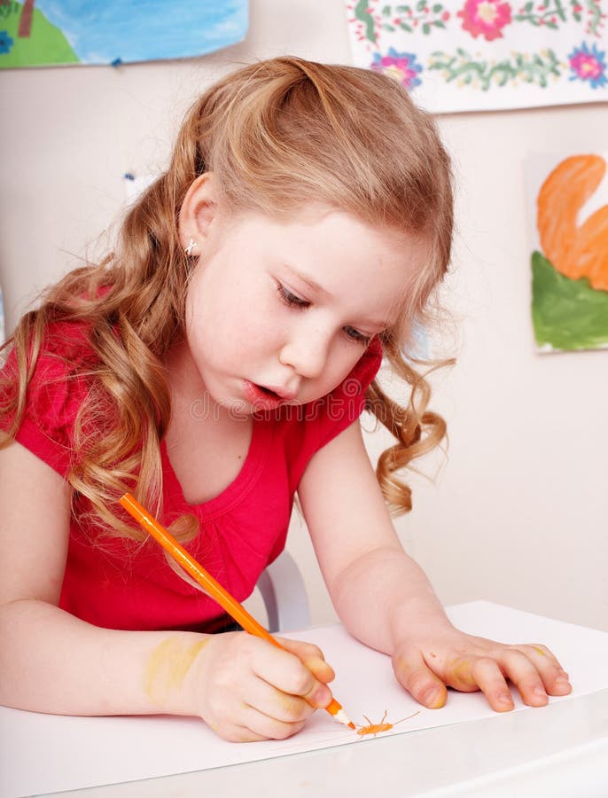 dziecka colour remisu ołówka preschool