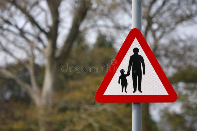 dziecka mateczny bezpieczeństwo na drogach znak obrazy royalty free dziecka mateczny bezpieczeństwo na drogach znak obrazy royalty free