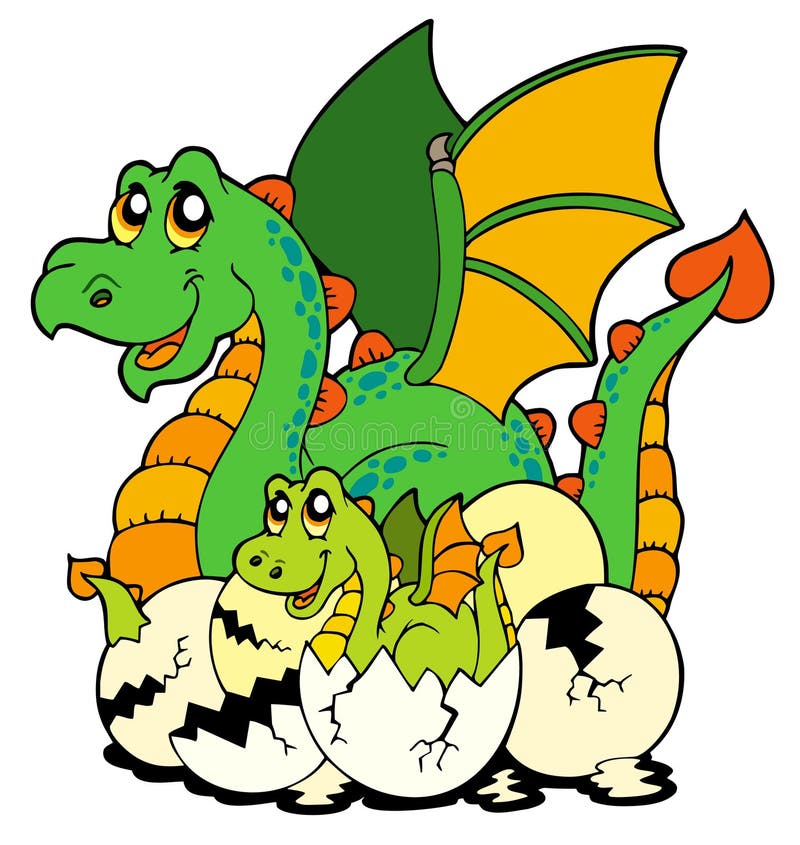 dziecka smoka jajek mama ilustracji dziecka smoka jajek mama ilustracji