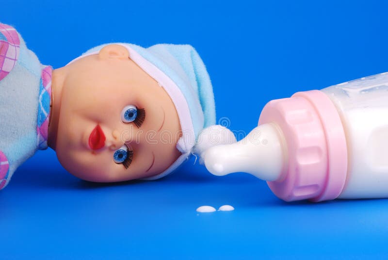 Butelka dla niemowląt obraz stock