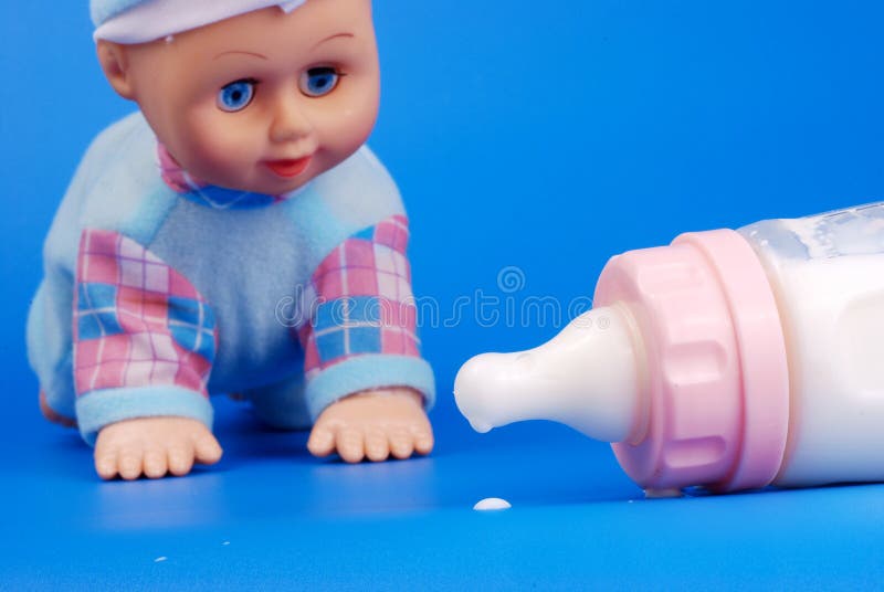 Butelka dla niemowląt zdjęcia stock