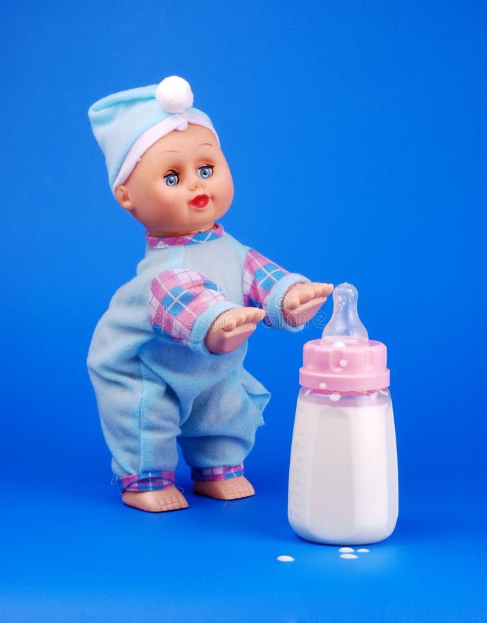 Butelka dla niemowląt obraz royalty free