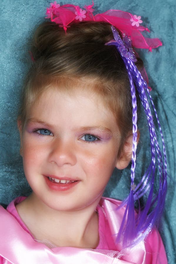 Dziecięcy makijaż fotografia stock