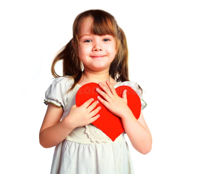 Dziewczyny karciany śliczny valentine obrazy royalty free