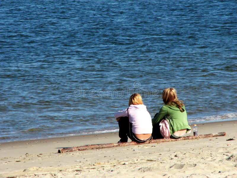 dziewczyny plażowych obraz stock dziewczyny plażowych obraz stock