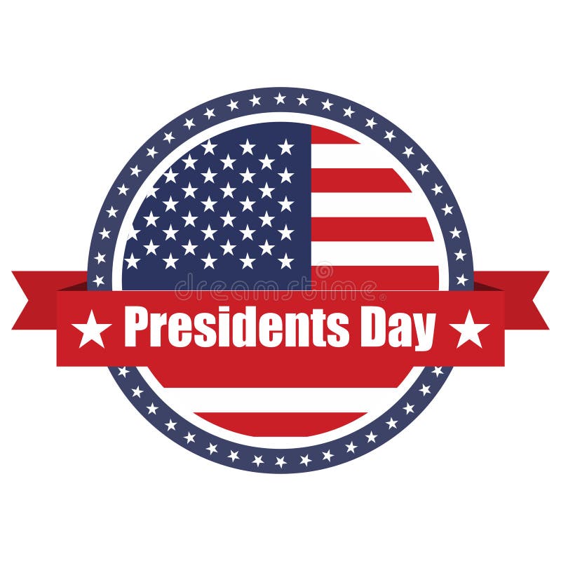dzień ikon prezydent ustawiający USA flaga na guzika znaczku z faborkami