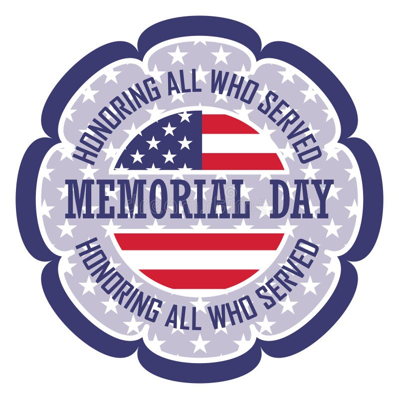 memorial day. Vector illustration decorative design. memorial day. Vector illustration decorative design