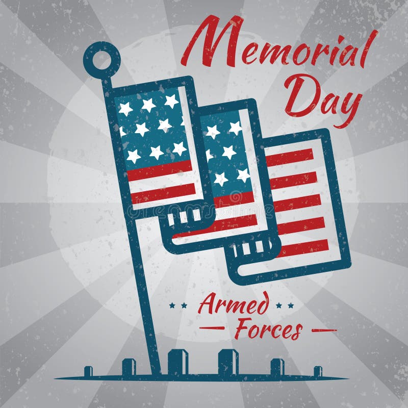 memorial day. Vector illustration decorative design. memorial day. Vector illustration decorative design