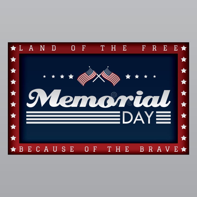 memorial day. Vector illustration decorative design. memorial day. Vector illustration decorative design