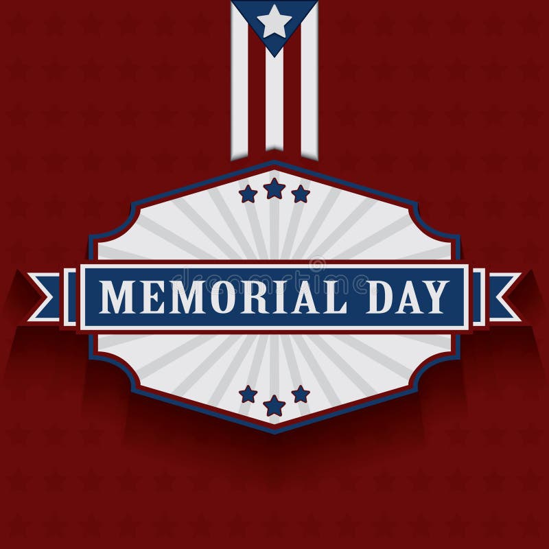 memorial day. Vector illustration decorative design. memorial day. Vector illustration decorative design