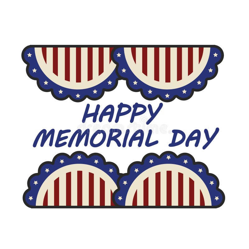 memorial day. Vector illustration decorative background design. memorial day. Vector illustration decorative background design