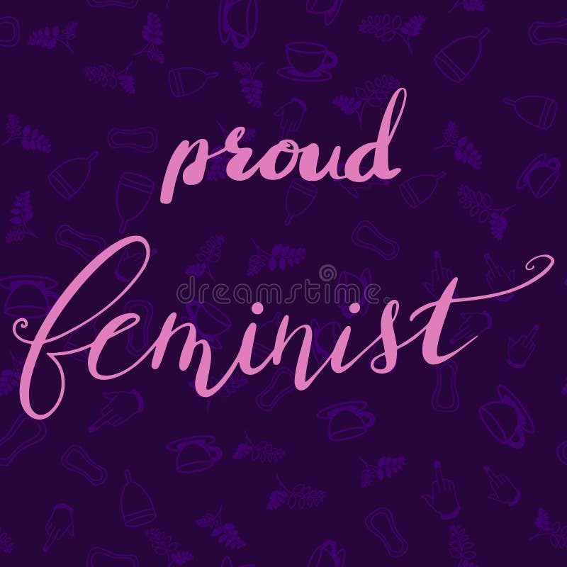 Dé a letras feministas exhaustas la feminista orgullosa con un fondo inconsútil del modelo libre illustration Dé a letras feministas exhaustas la feminista orgullosa con un fondo inconsútil del modelo libre illustration