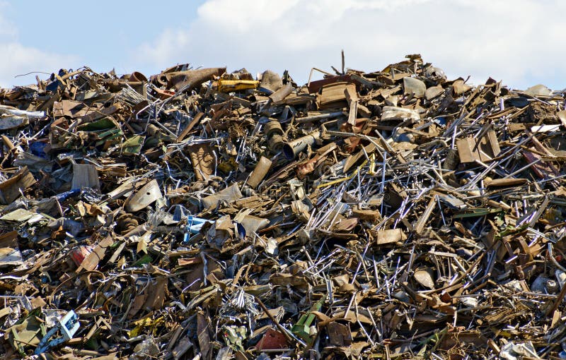 Déchets métalliques rouillés photo stock Déchets métalliques rouillés photo stock