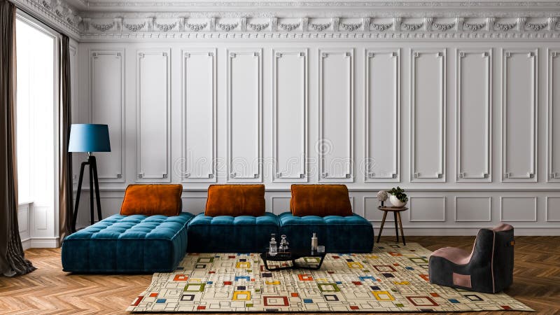 Décoration moderne. Fond decoratif d'un bureau ou d'un hôtel d'appartement de maison. images stock