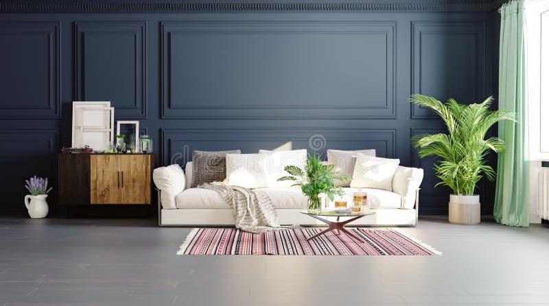 Décoration moderne. Fond decoratif d'un bureau ou d'un hôtel d'appartement de maison. photo stock